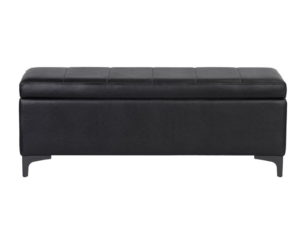 Janet Storage Bench - Bravo Black