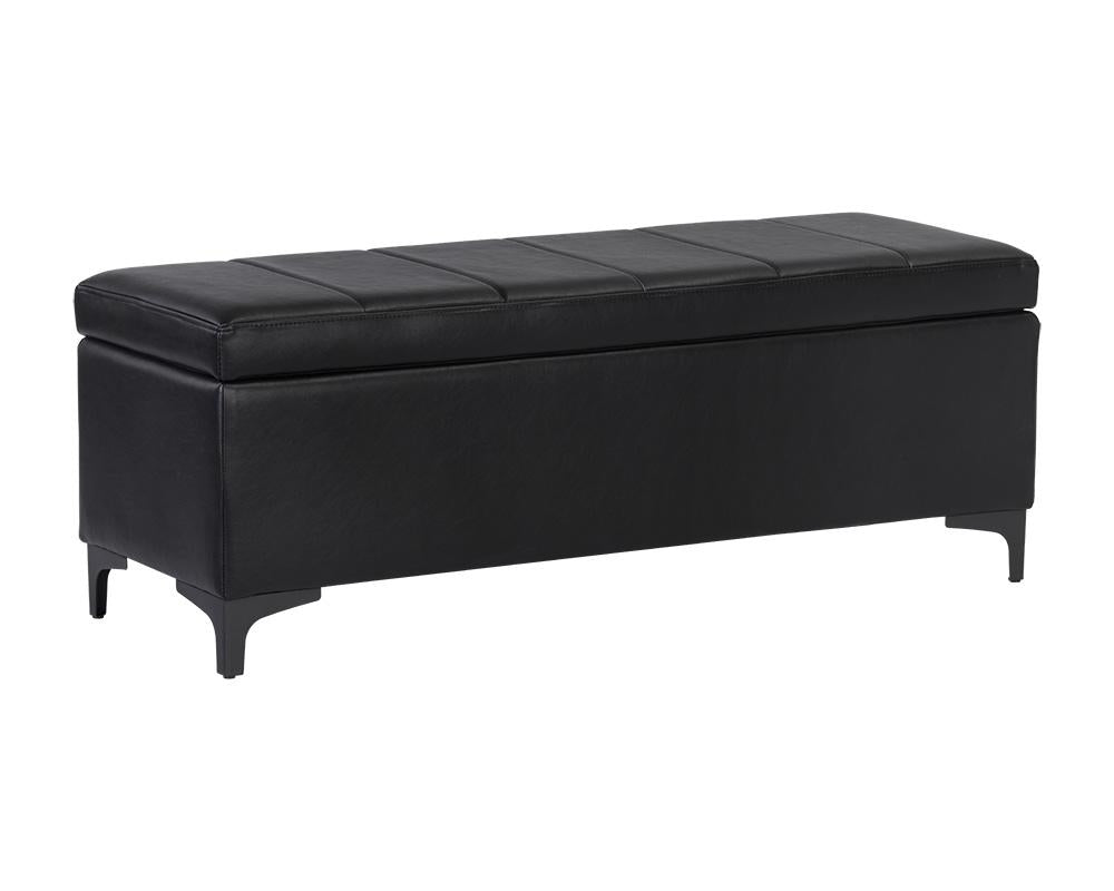 Janet Storage Bench - Bravo Black