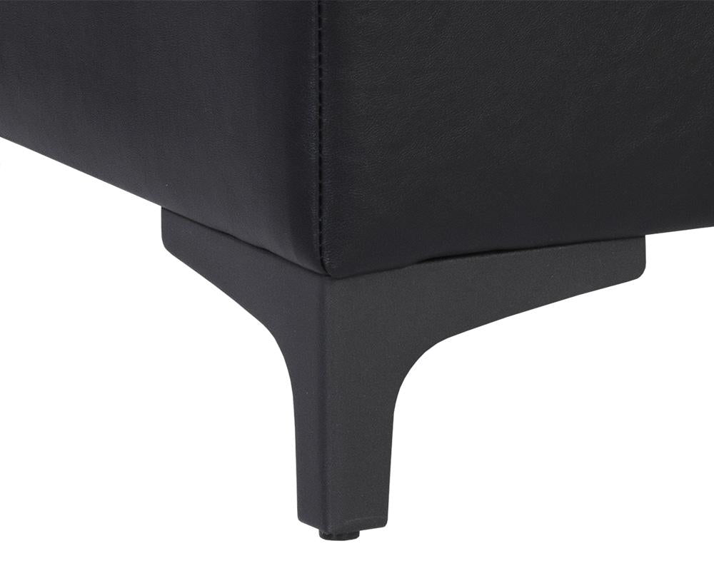 Janet Storage Bench - Bravo Black