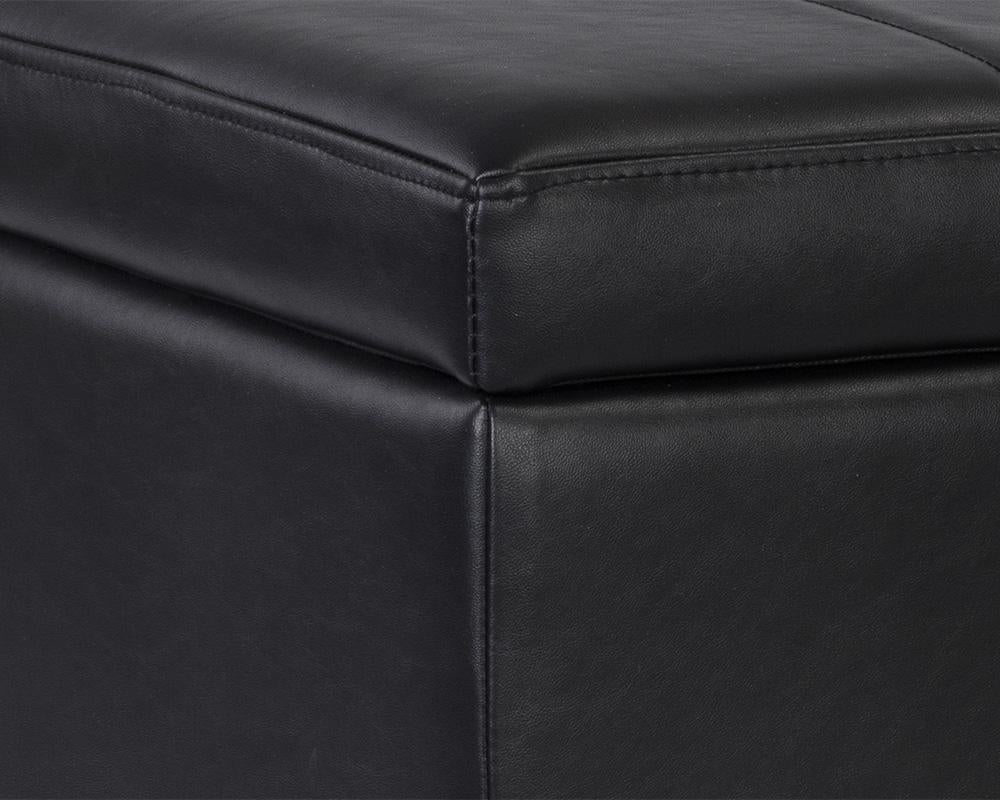 Janet Storage Bench - Bravo Black