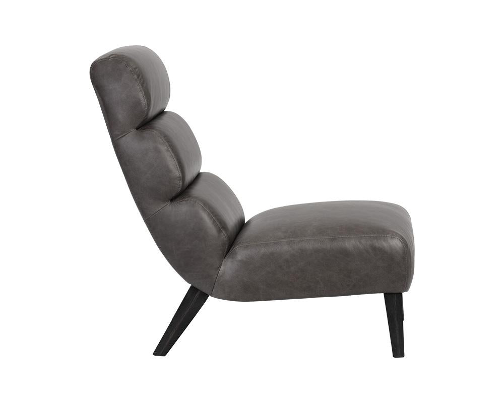 Ellison Lounge Chair - Marseille Concrete Leather