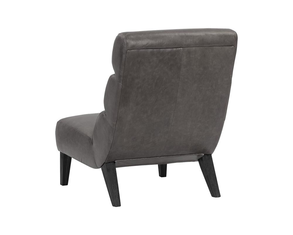 Ellison Lounge Chair - Marseille Concrete Leather