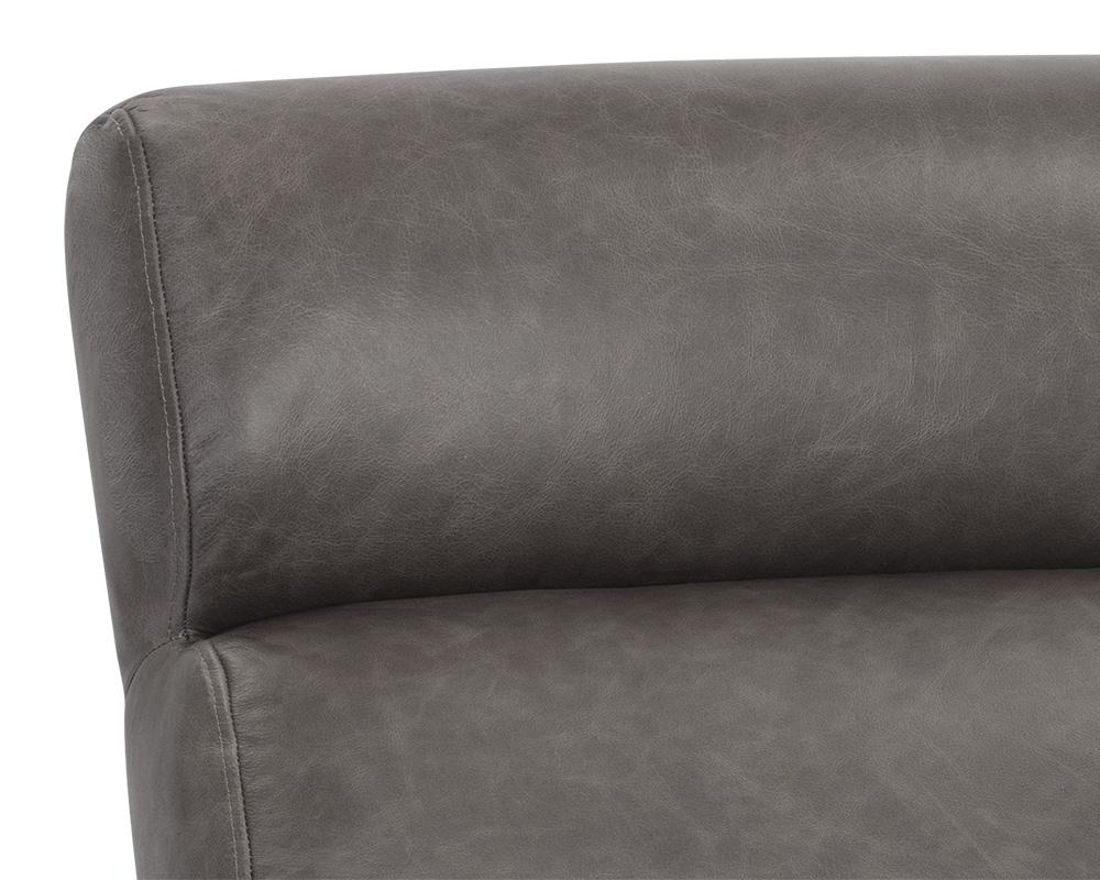 Ellison Lounge Chair - Marseille Concrete Leather