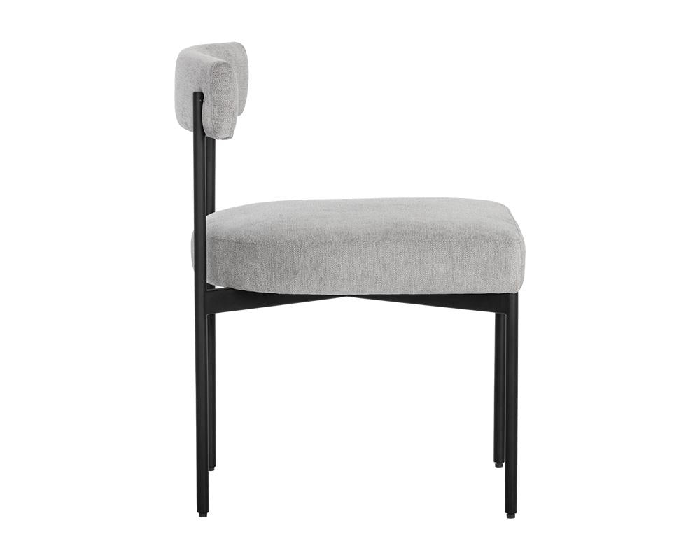 Seneca Dining Chair - Black - Polo Club Stone, Set of 2