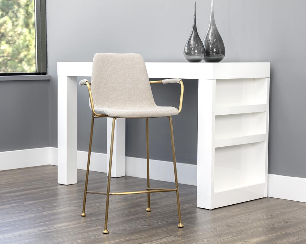 Hathaway Counter Stool - Belfast Oatmeal