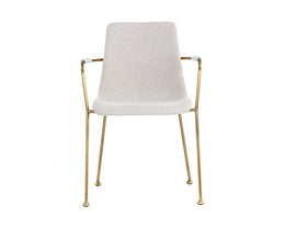 Hathaway Dining Armchair - Belfast Oatmeal