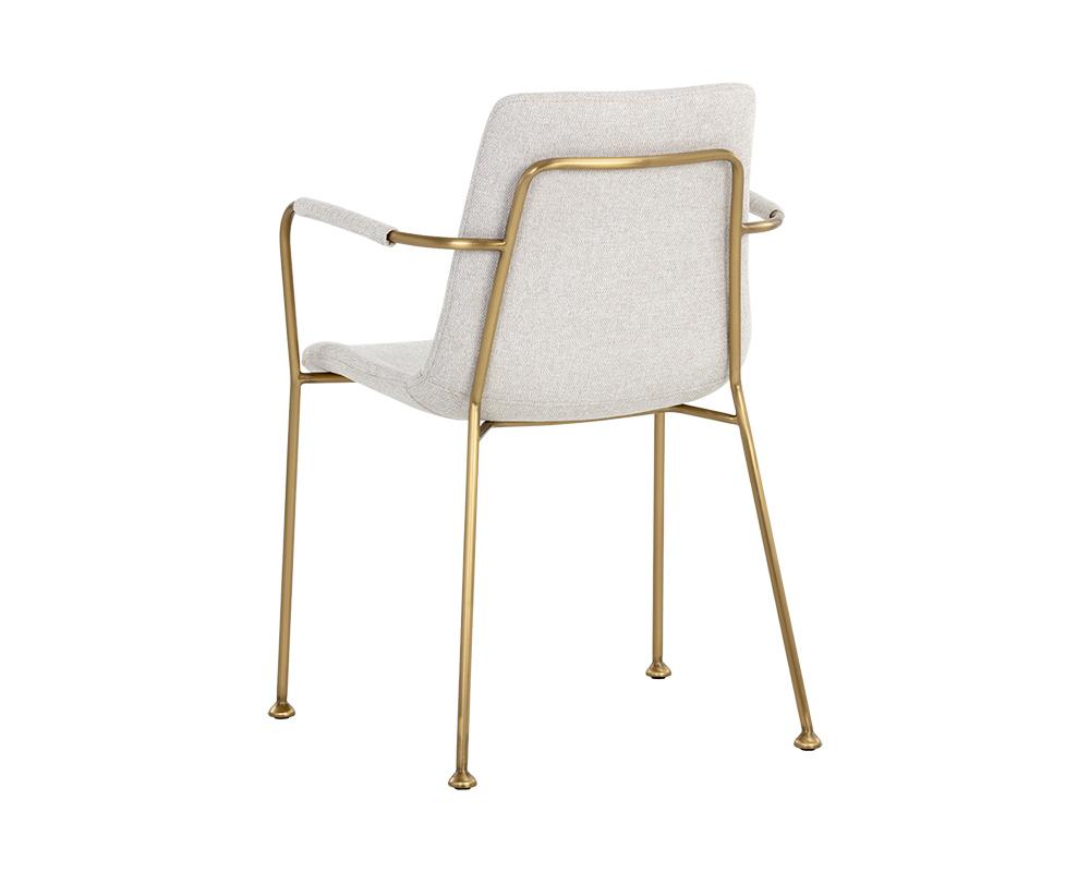 Hathaway Dining Armchair - Belfast Oatmeal