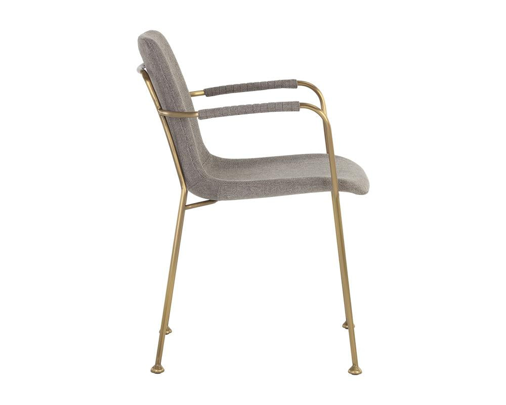 Hathaway Dining Armchair - Belfast Oyster Shell