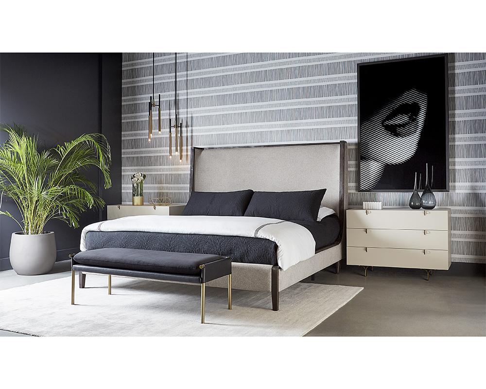 Colette Bed - King - Belfast Heather Grey