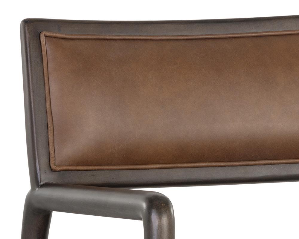 Damien Lounge Chair - Vintage Caramel Leather