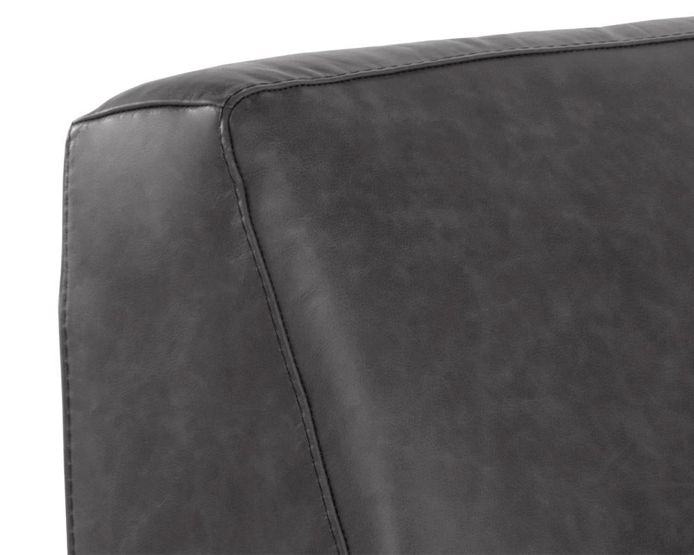 Watson Modular - Corner Chair - Marseille Black Leather