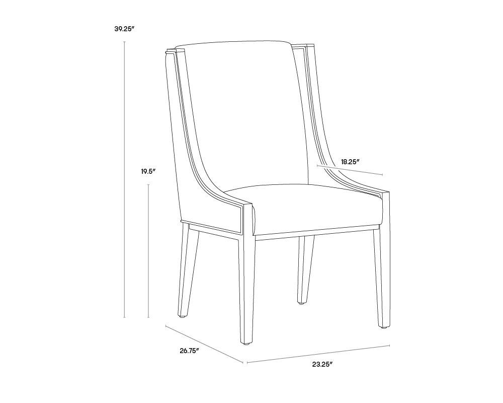 Idalia Dining Chair - Belfast Oatmeal