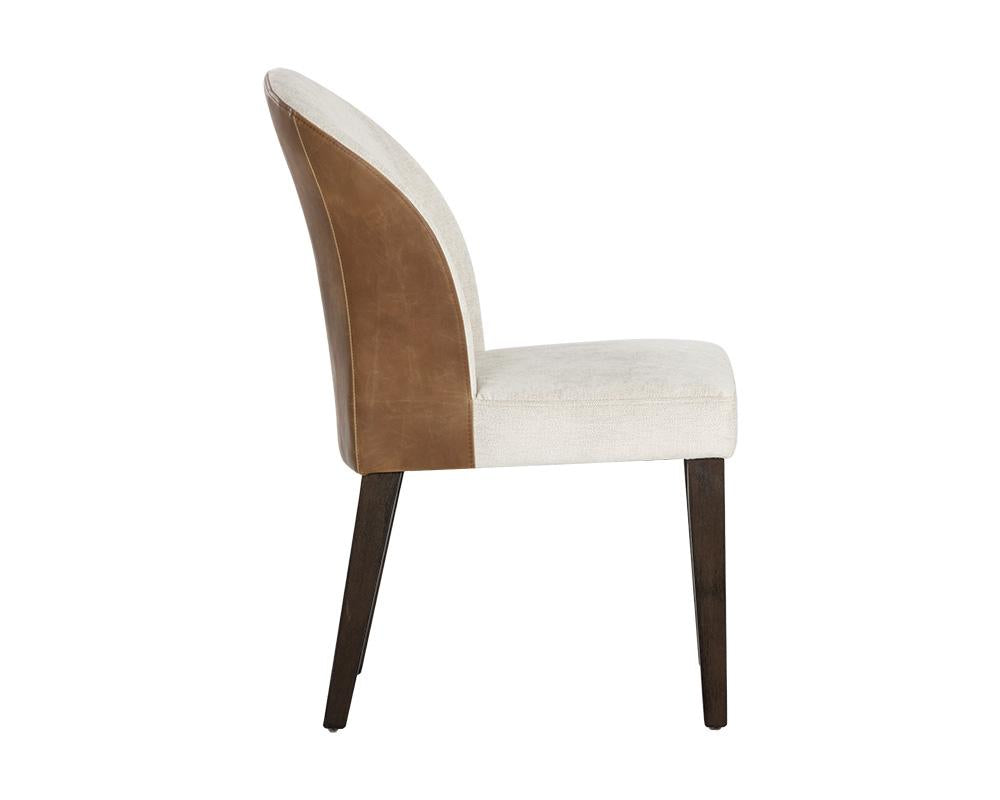 Gisele Dining Chair - Polo Club Muslin / Tobacco Tan