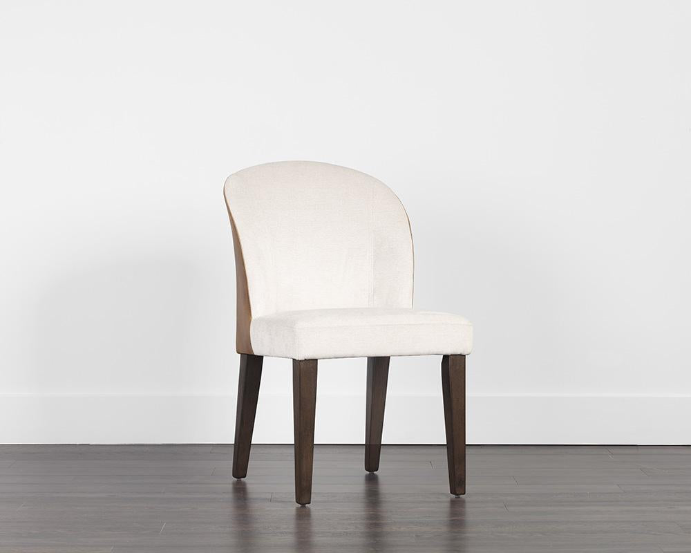 Gisele Dining Chair - Polo Club Muslin / Tobacco Tan