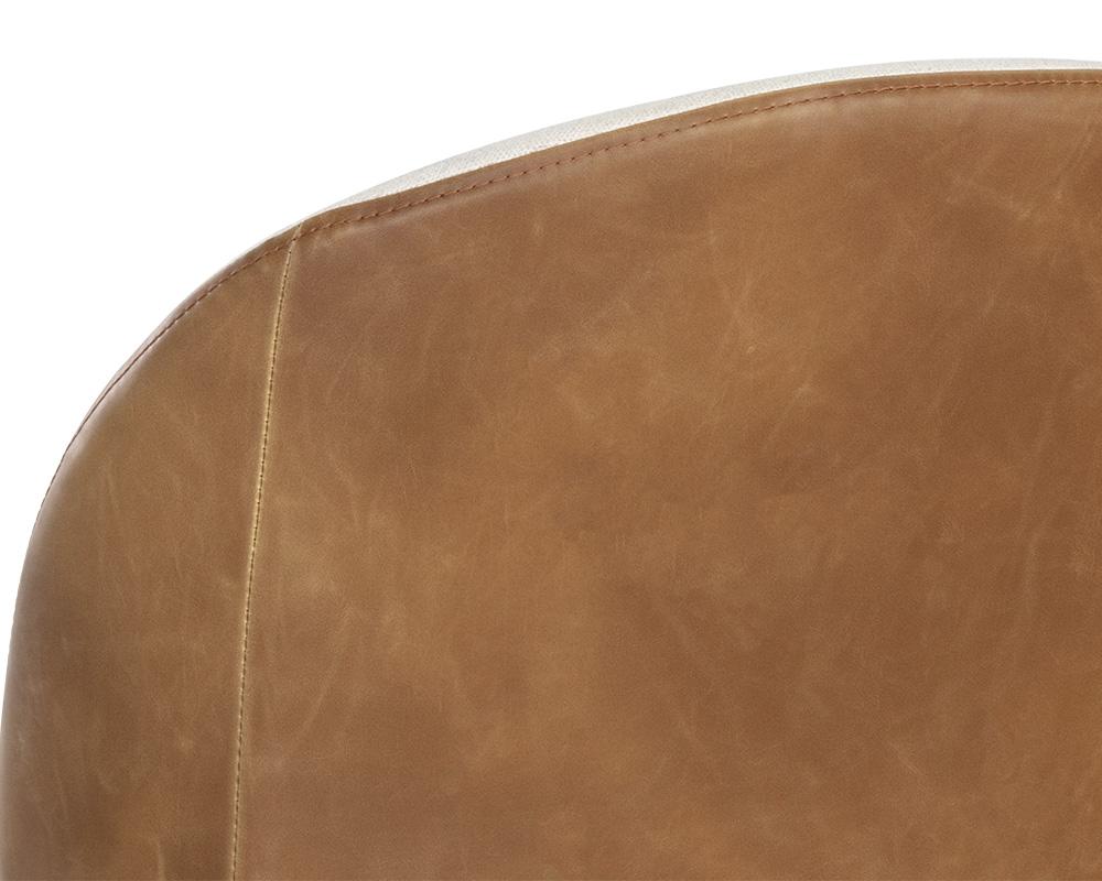 Gisele Dining Chair - Polo Club Muslin / Tobacco Tan