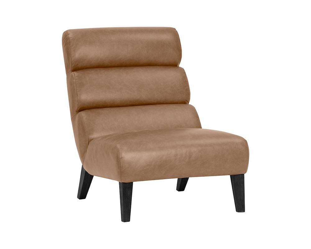 Ellison Lounge Chair - Marseille Camel Leather