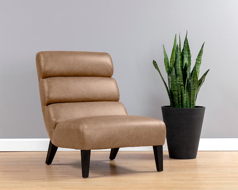 Ellison Lounge Chair - Marseille Camel Leather