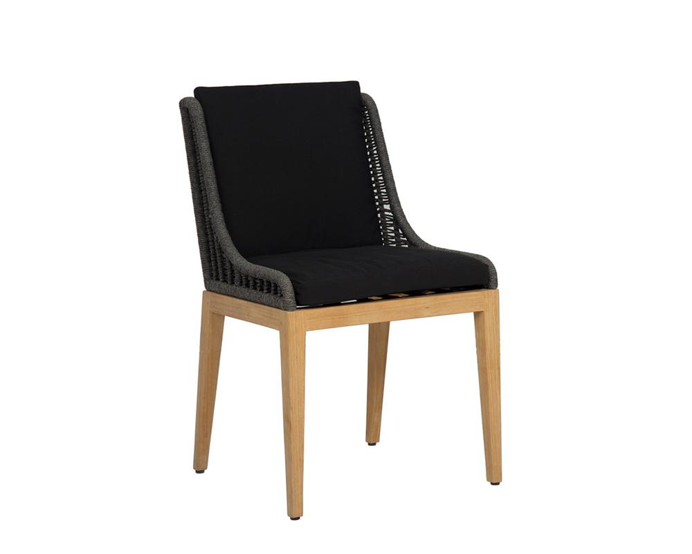 Sorrento Dining Chair - Natural - Regency Black