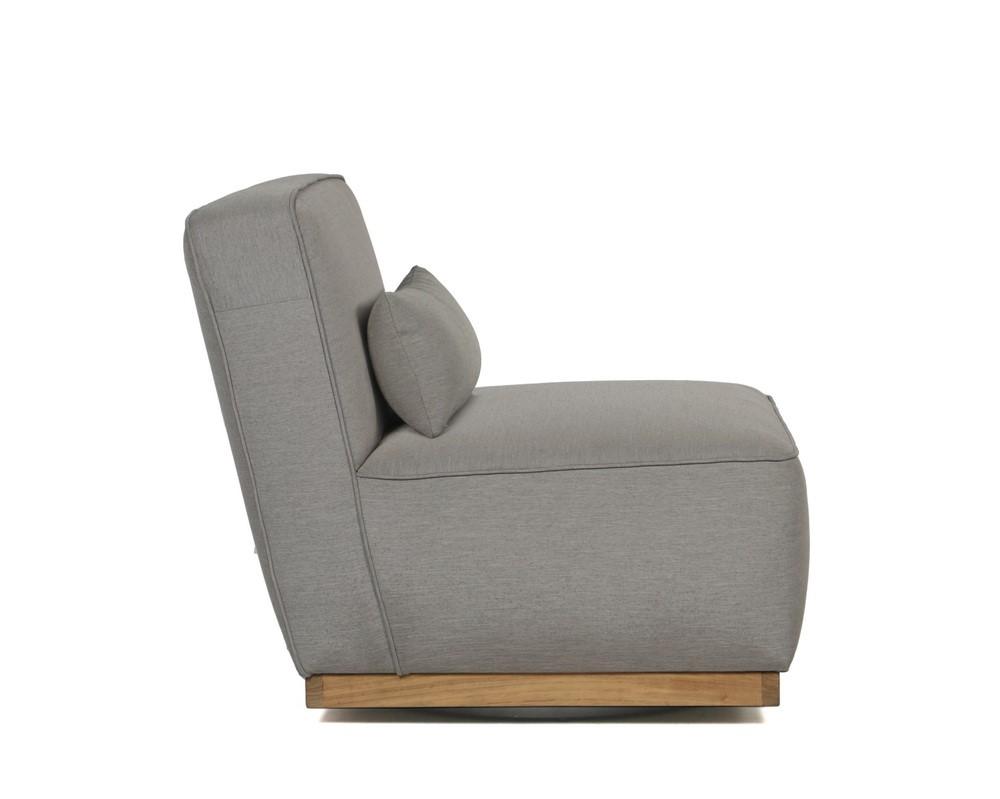 Carbonia Swivel Lounge Chair - Pallazo Taupe