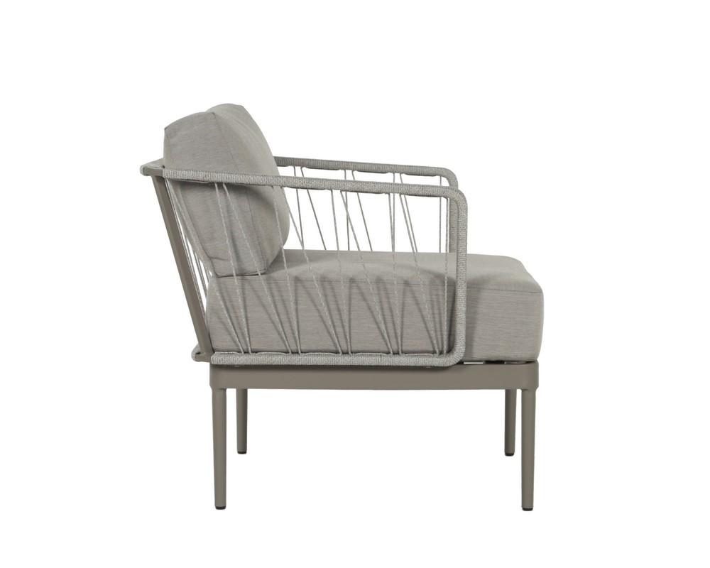 Catania Armchair - Grey - Pallazo Taupe