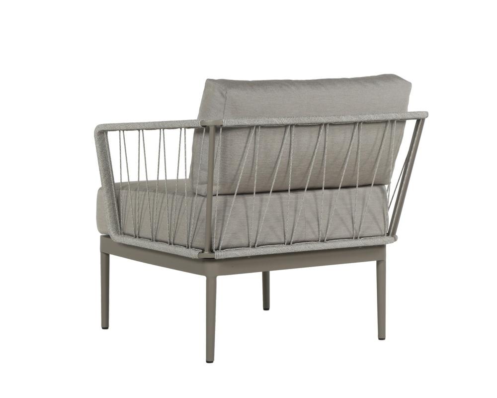 Catania Armchair - Grey - Pallazo Taupe