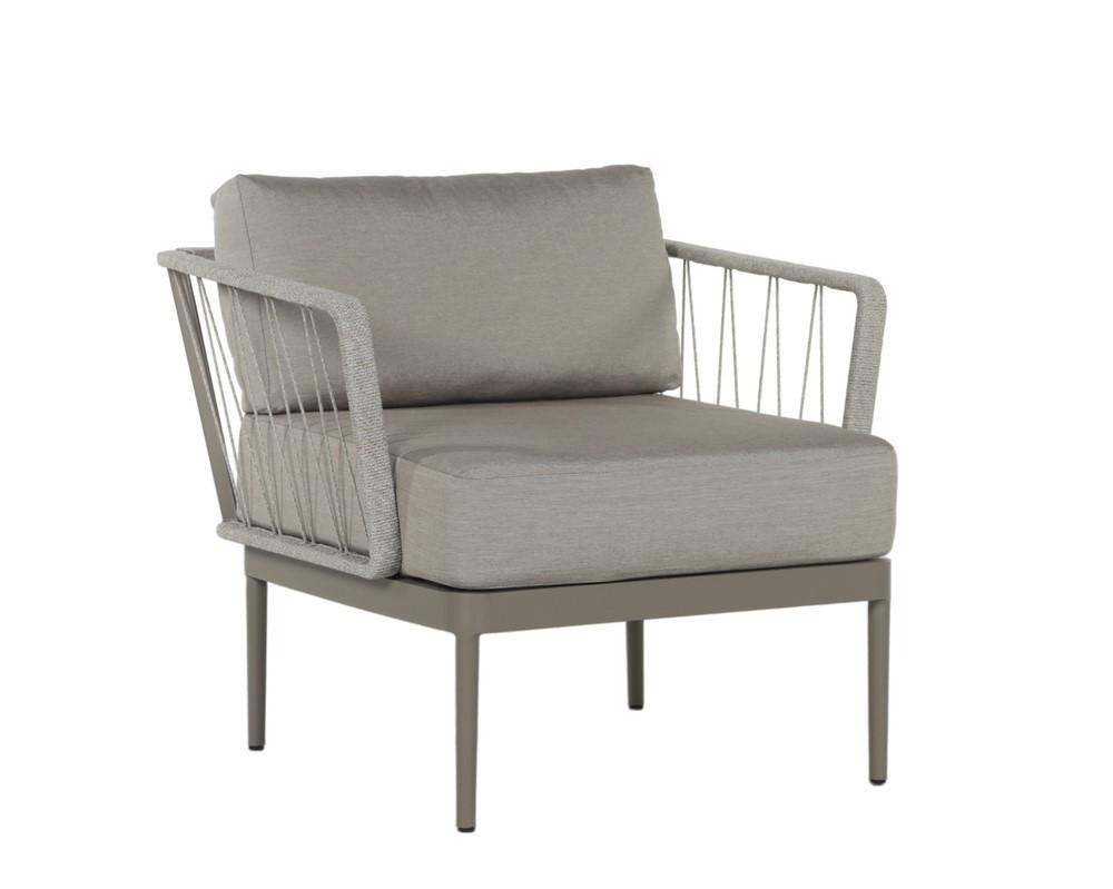 Catania Armchair - Grey - Pallazo Taupe