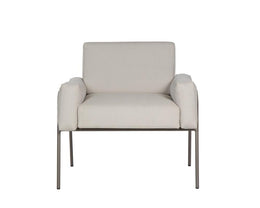 Granada Lounge Chair - Grey - Pallazo Cream