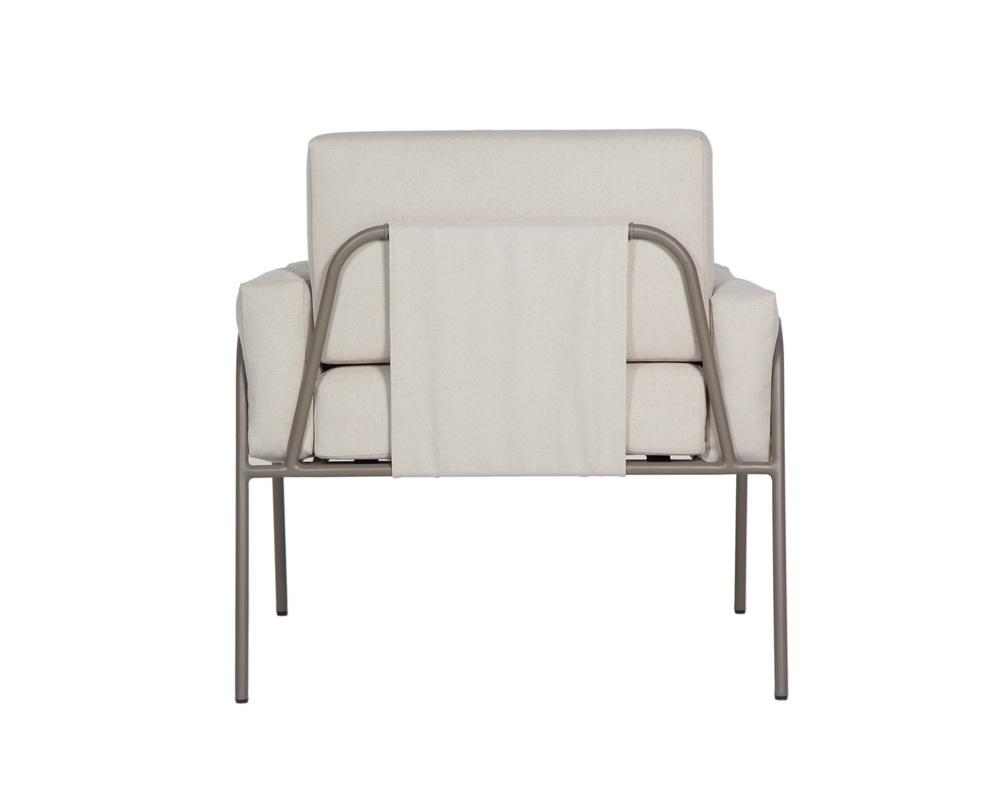 Granada Lounge Chair - Grey - Pallazo Cream