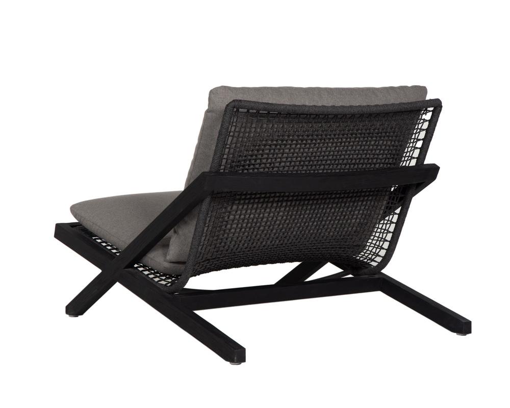 Bari Lounge Chair - Charcoal - Gracebay Grey