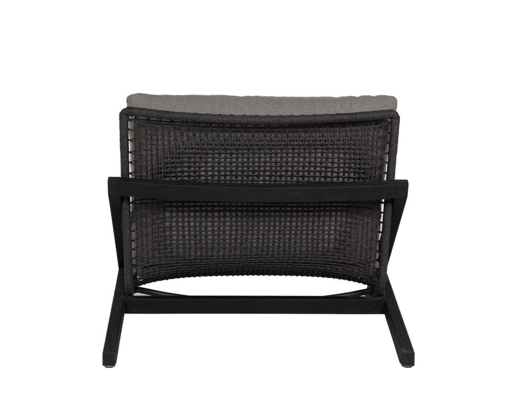 Bari Lounge Chair - Charcoal - Gracebay Grey