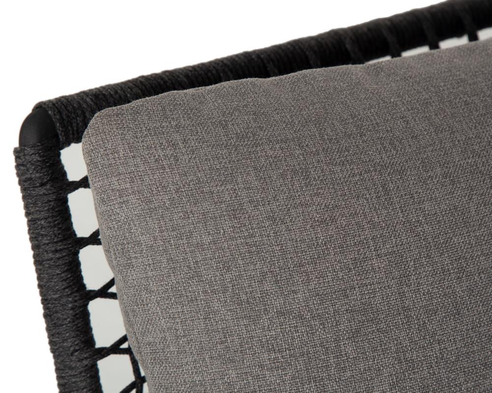 Bari Lounge Chair - Charcoal - Gracebay Grey