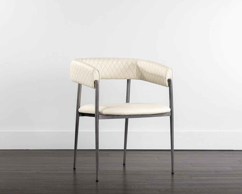 Berlin Dining Armchair - Dillon Cream