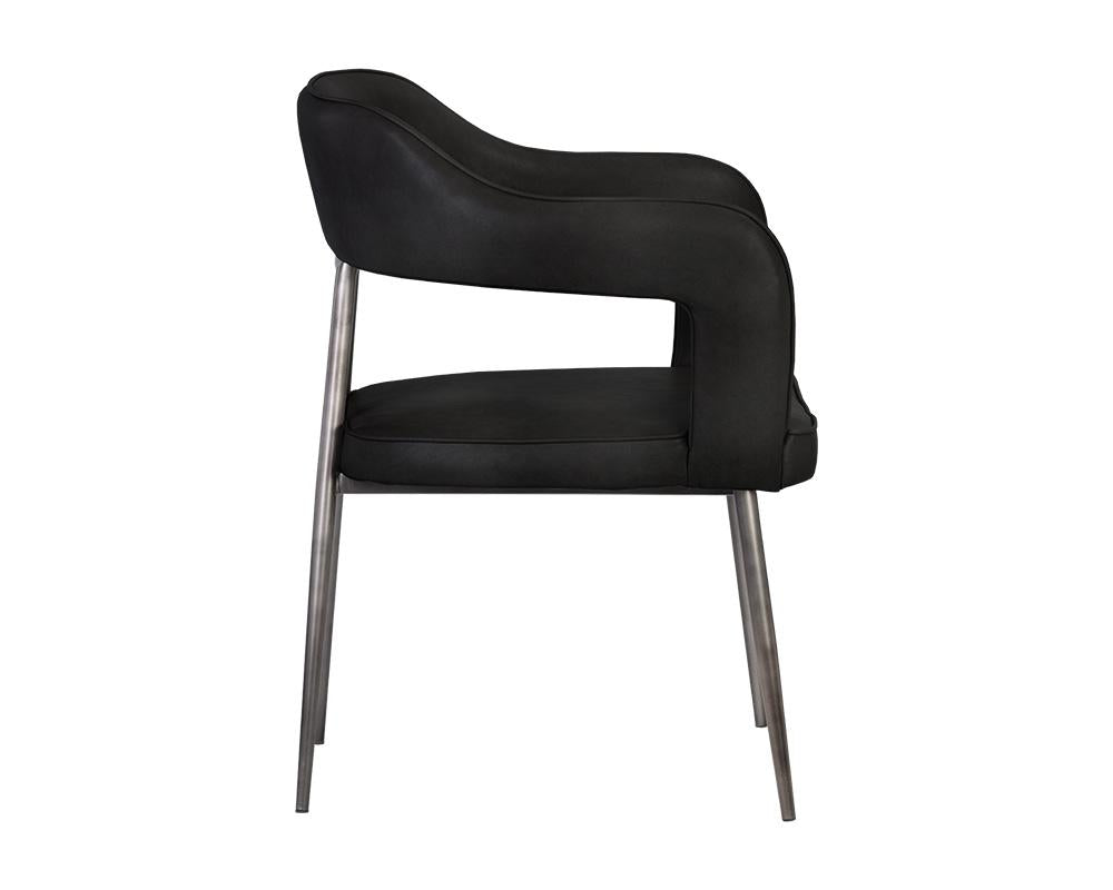 Kenny Dining Armchair - Bravo Black