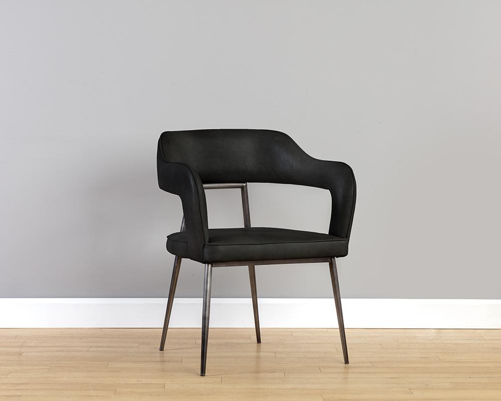 Kenny Dining Armchair - Bravo Black