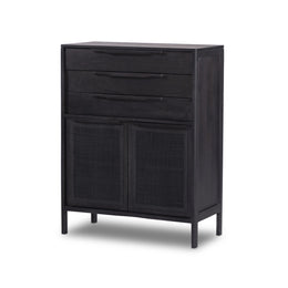 Sydney Tall Dresser - Black Wash