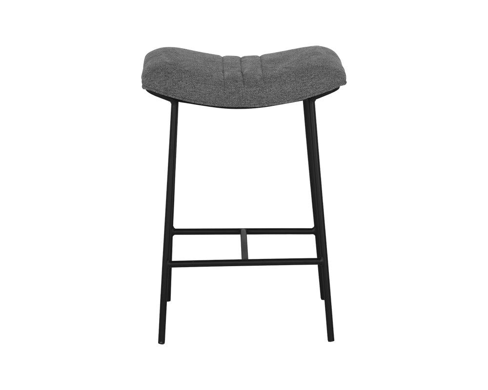 Buca Backless Counter Stool - Belfast Koala Grey