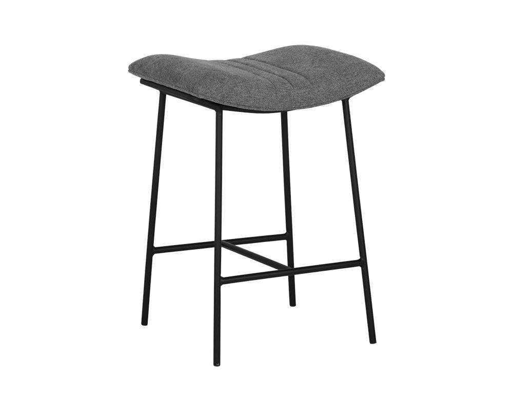 Buca Backless Counter Stool - Belfast Koala Grey