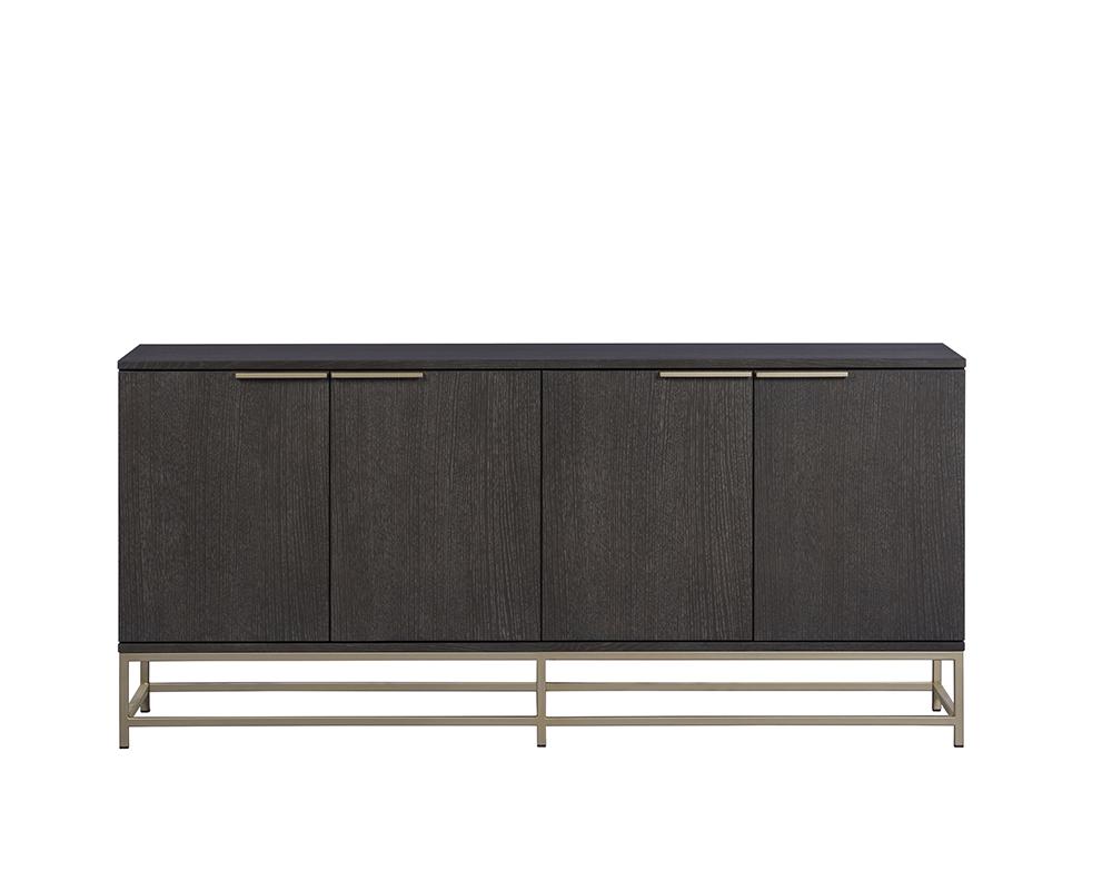 Rebel Sideboard - Large - Gold - Charcoal Grey