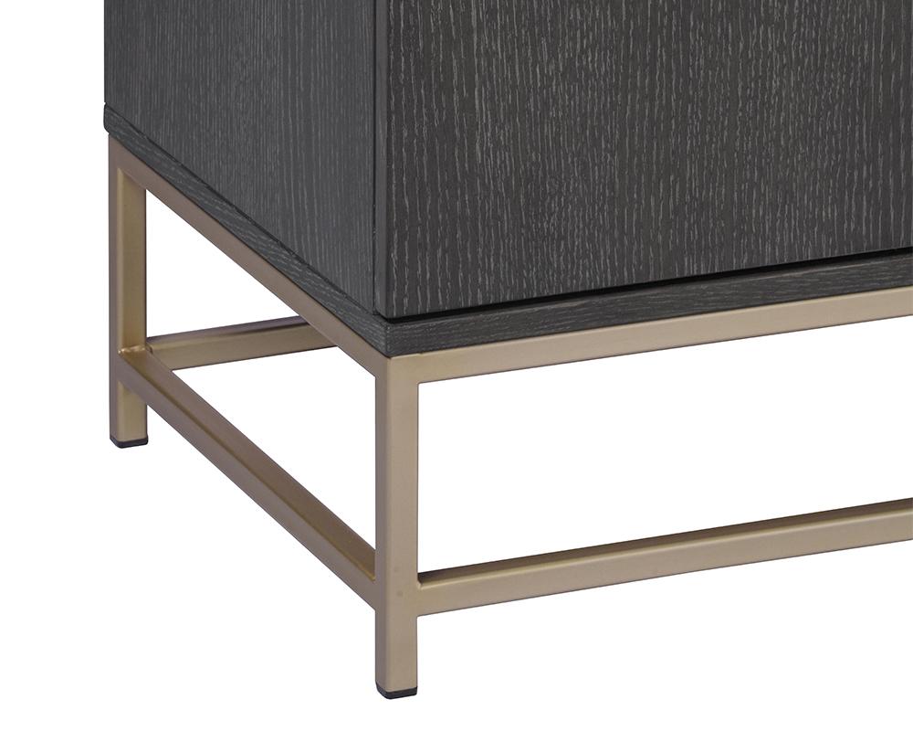 Rebel Sideboard - Large - Gold - Charcoal Grey