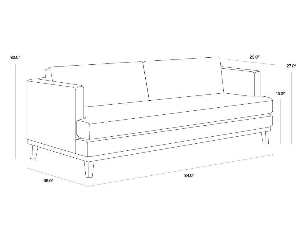 Kaius Sofa - Limelight Oat