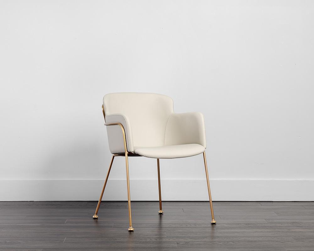 Odesa Dining Armchair - Dillon Cream