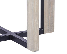 Rejane Dining Table Base - Black - Taupe