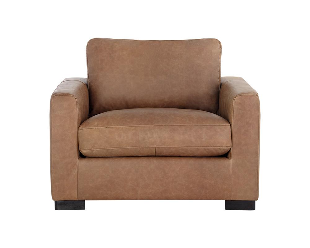 Baylor Armchair - Marseille Camel Leather