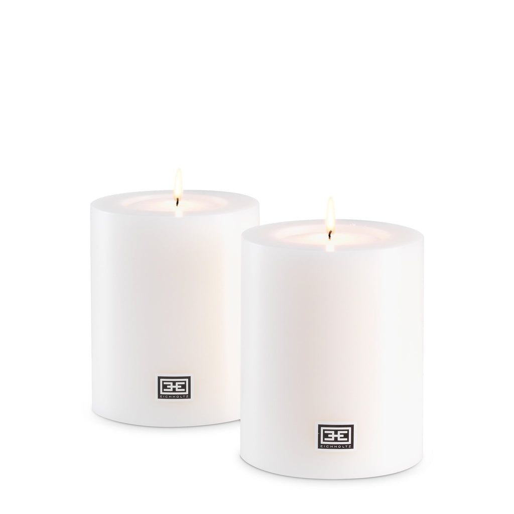 Artificial Candle 3.94" Diameter X 4.72" H Set of 2