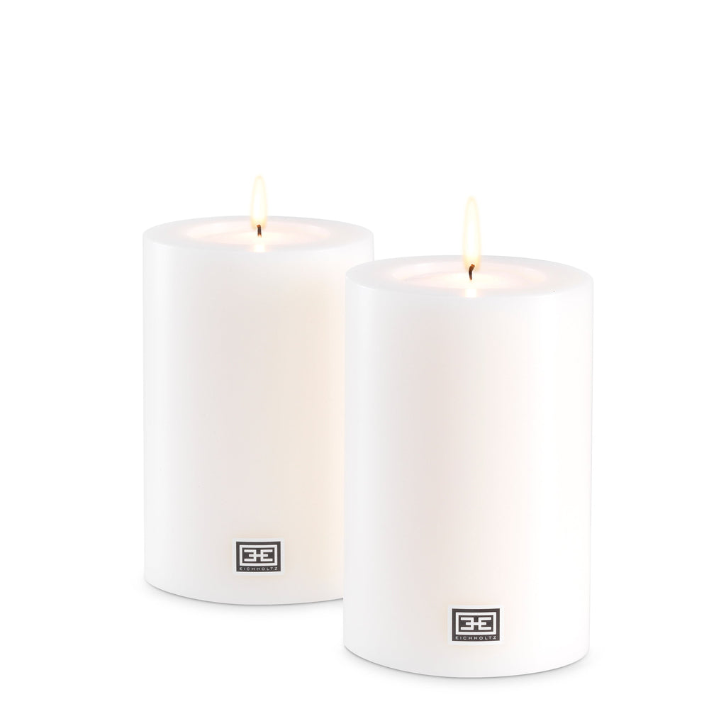 Artificial Candle 3.94" Diameter X 5.91" H Set of 2