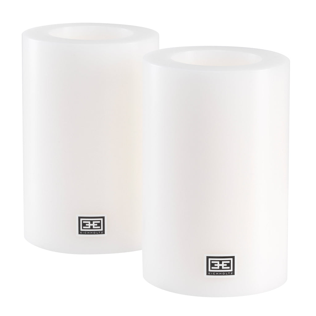 Artificial Candle 3.94" Diameter X 5.91" H Set of 2