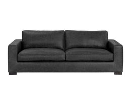 Baylor Sofa - Marseille Black Leather