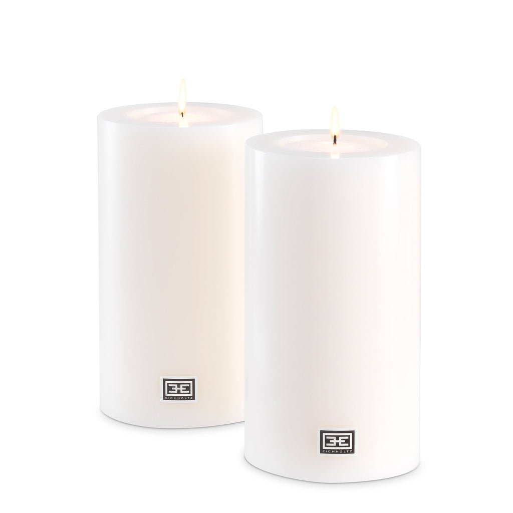 Artificial Candle 3.94" Diameter X 7.09" H Set of 2