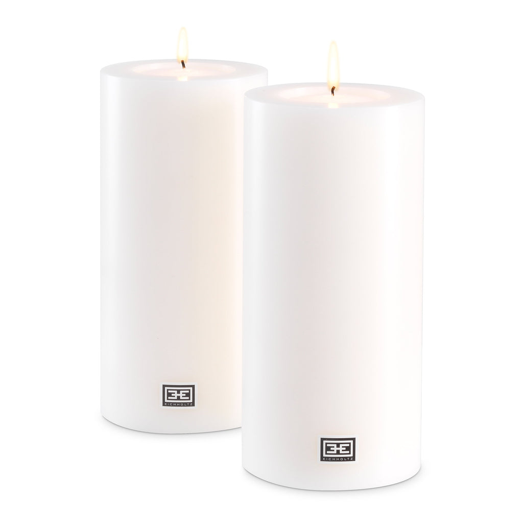 Artificial Candle 3.94" Diameter X 8.27" H Set of 2