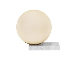 Elara Table Lamp - White Marble